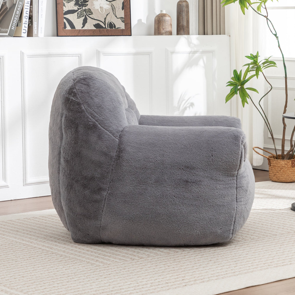 Comfy Bean Bag Chair with Back Support