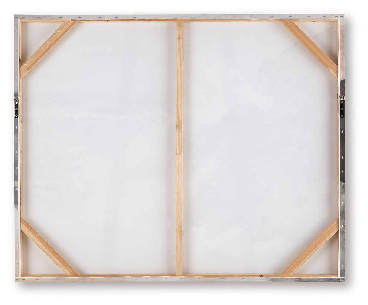 Worthner - Wall Art - Tan / Gray / White
