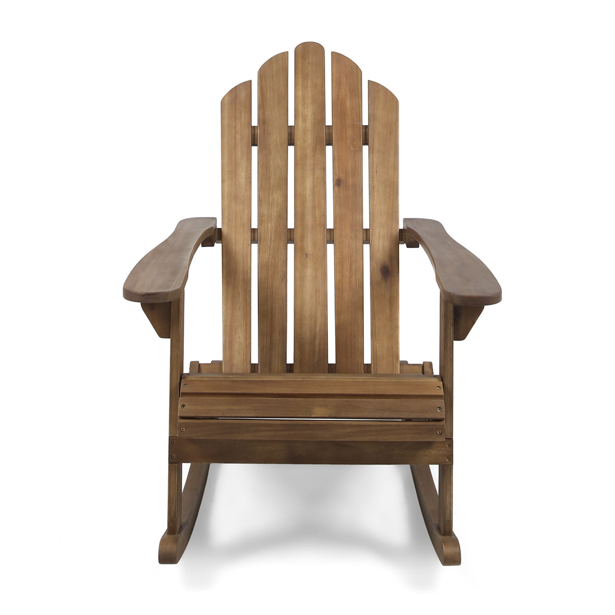 Hollywood Acacia Wood Adirondack Rocking Chair by Christopher Knight Home