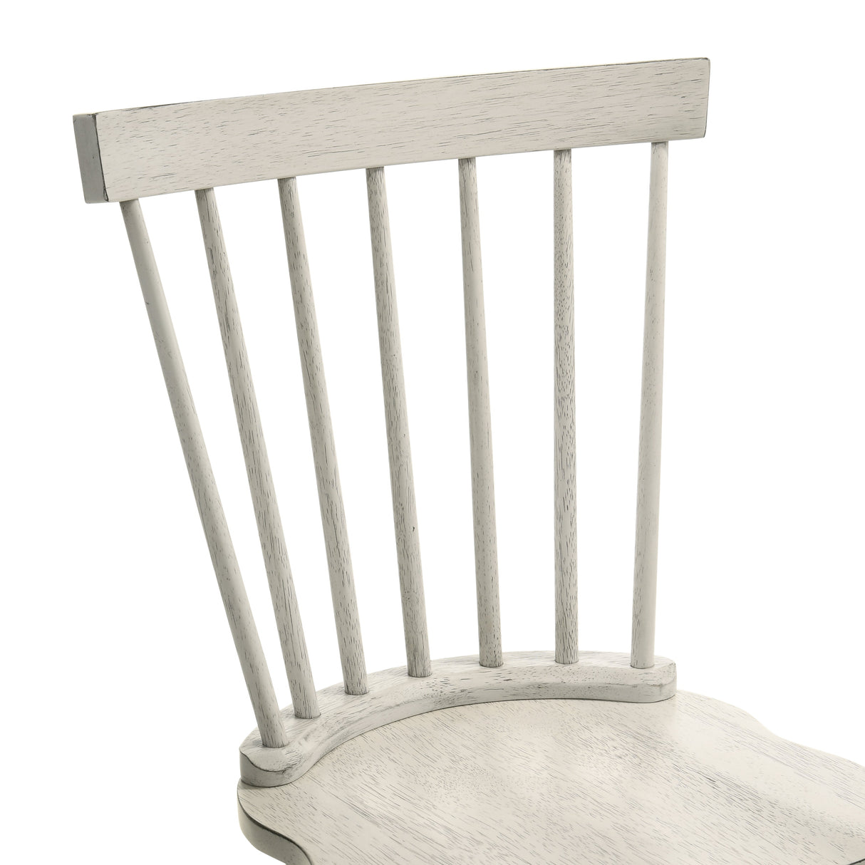 Modern Farmhouse Spindle Back Dining Chairs, Set of 2