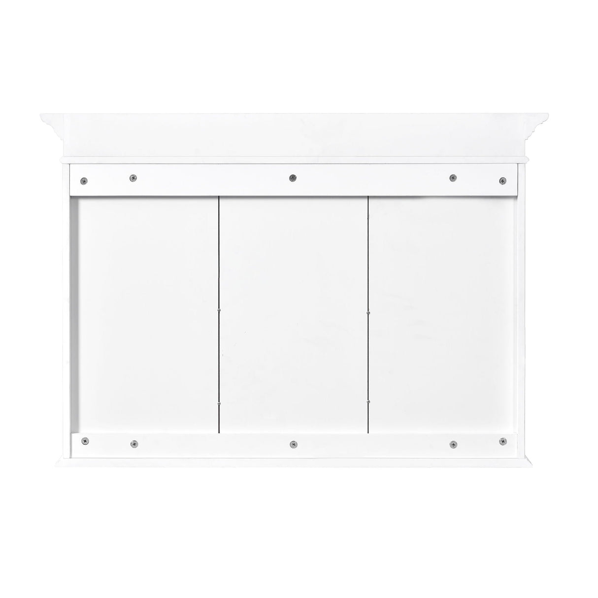 Medicine Cabinet With Mirror Door And Adjustable Shelves, Wall-Mounted Bathroom Storage Cabinet - White