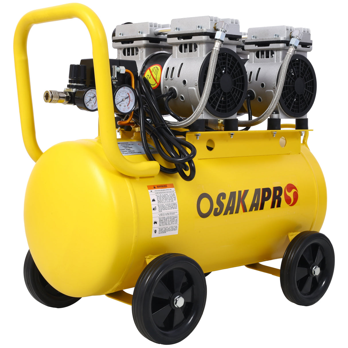 2.5 HP Silent Air Compressor 13 Gallon