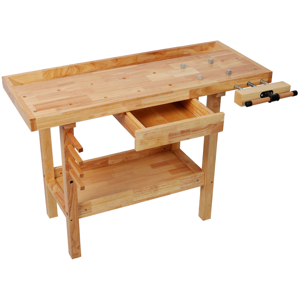 48" Heavy Duty Wood Workbench with Storage