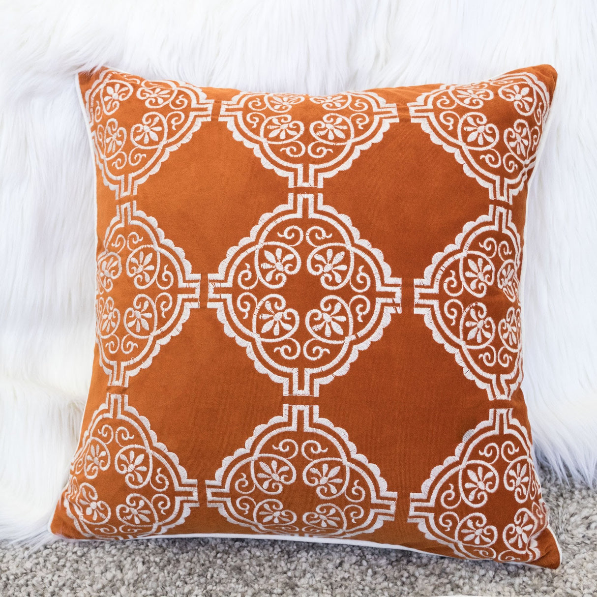 Burnt-Orange-Damask-Embroidered-Throw-Pillow-Throw-Pillows