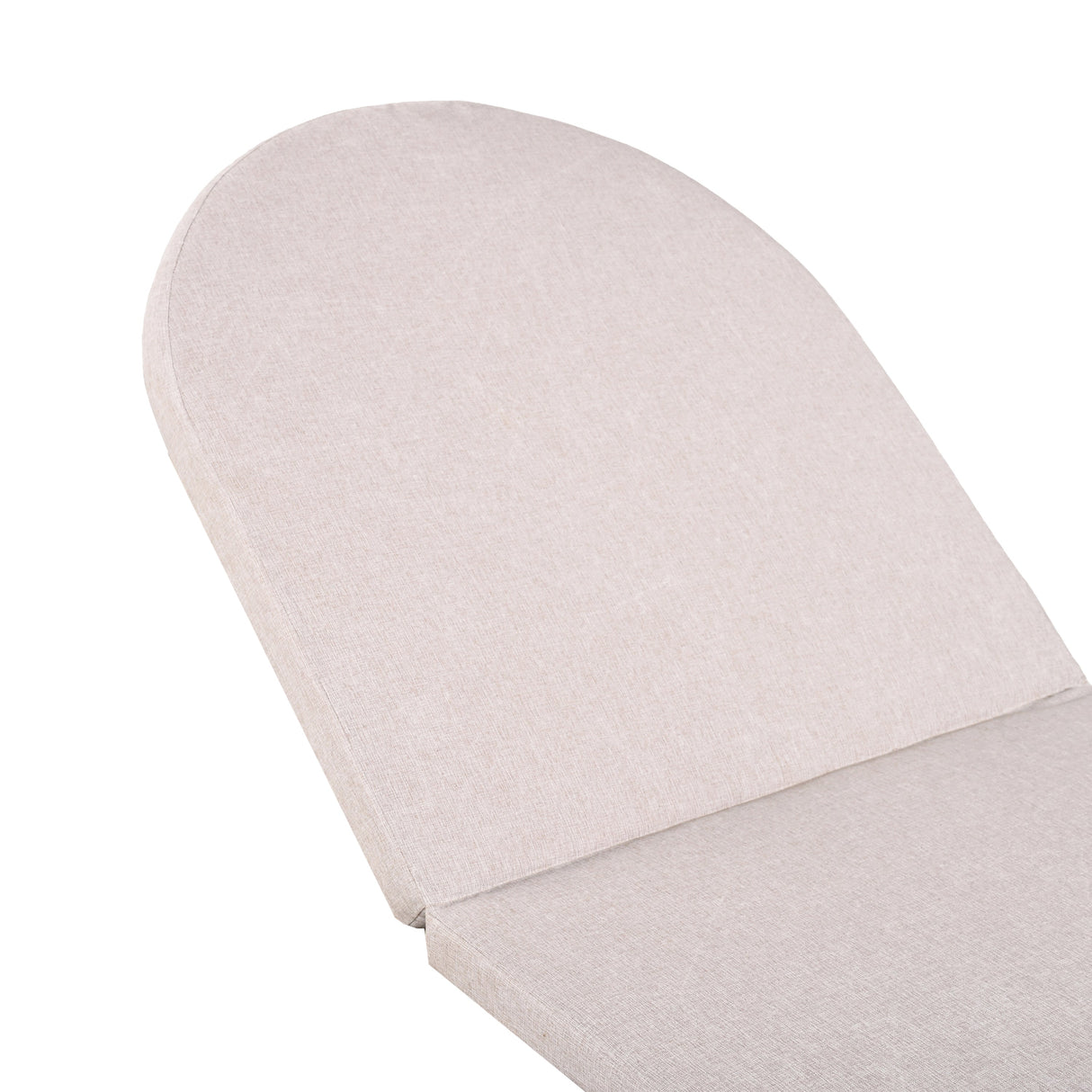 Outdoor Chaise Lounge Chair, Acacia Wood with Adjustable Backrest and Cushion