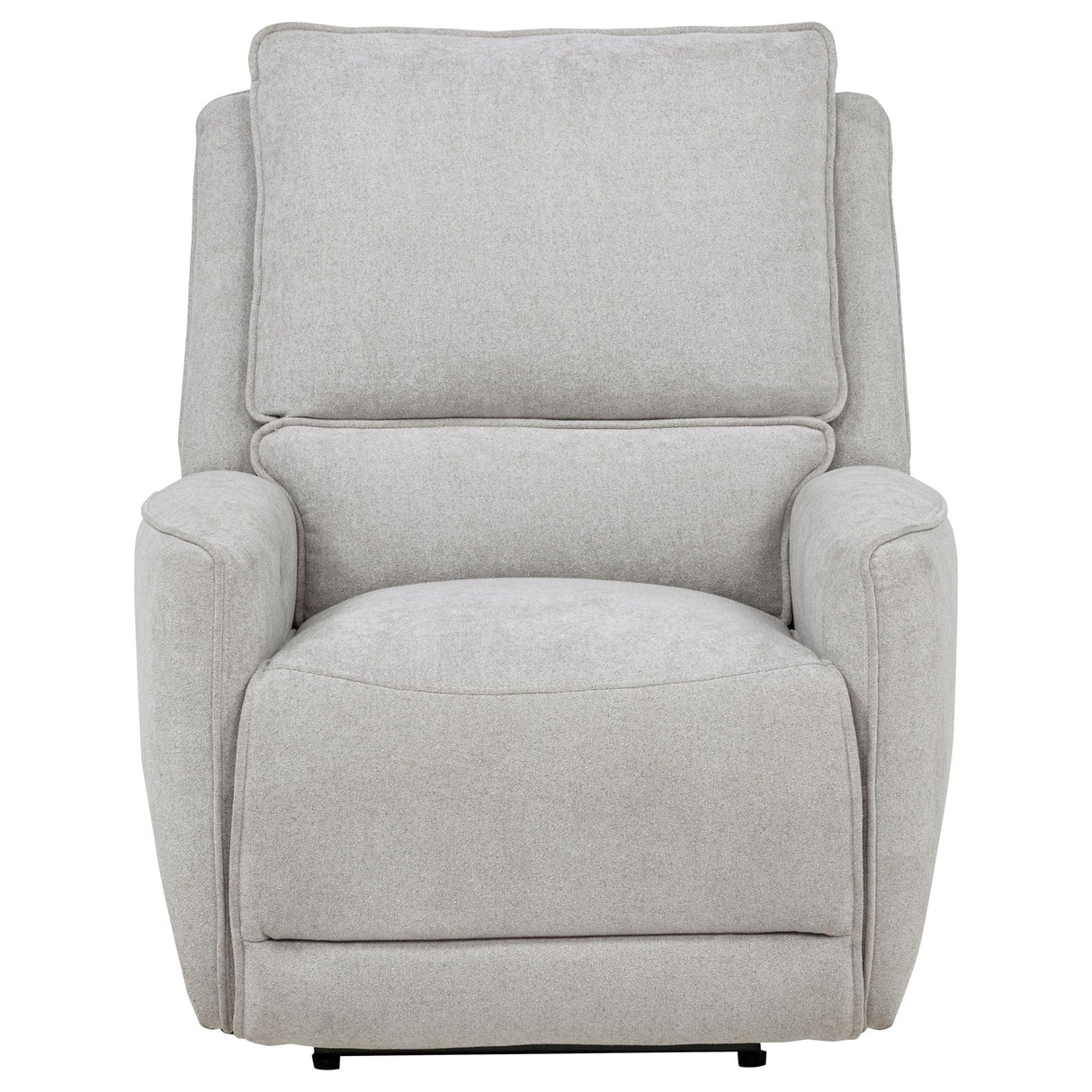 Sylmar Chenille Upholstered Power Recliner Dove Grey