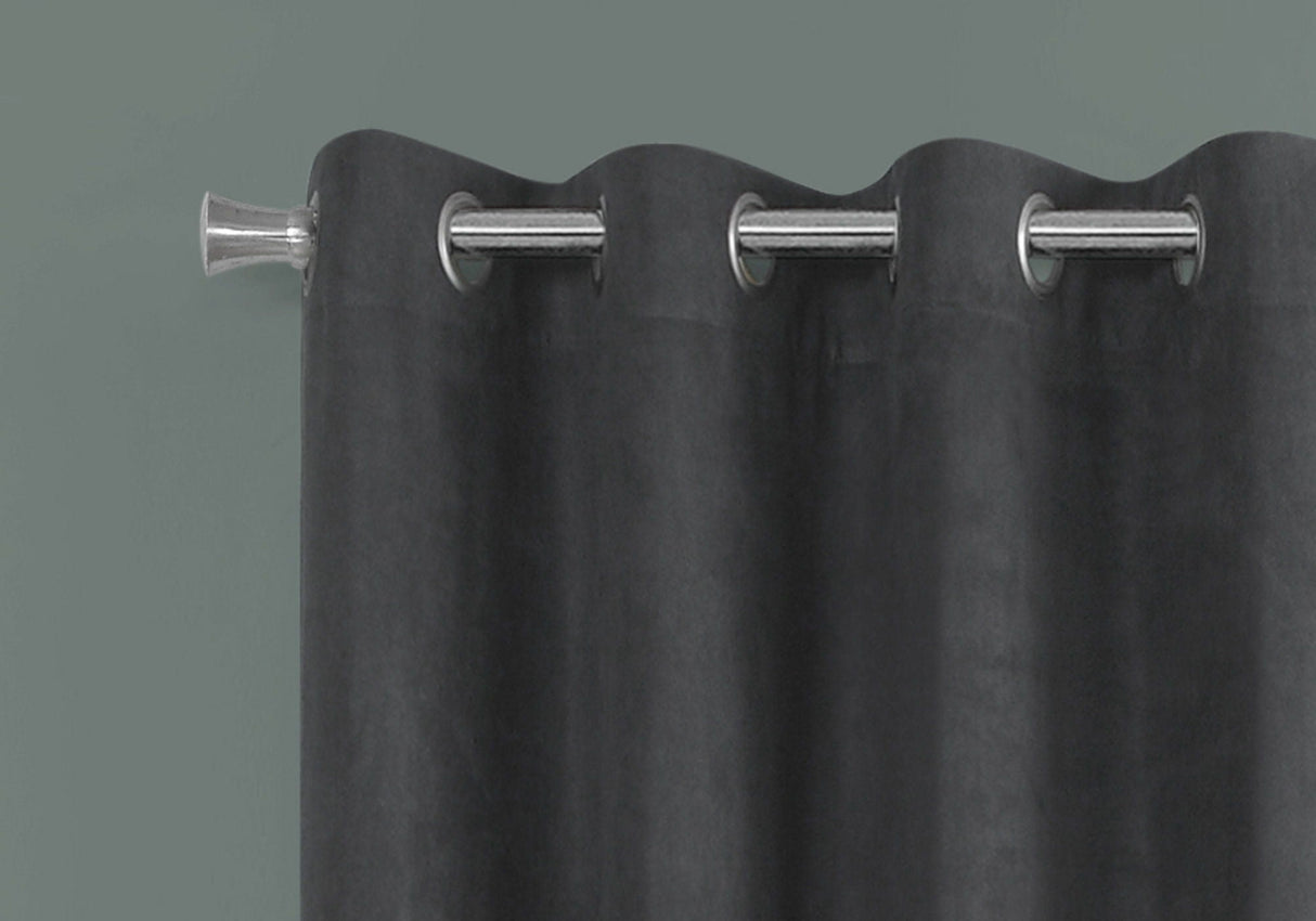 2 Pieces Set Curtain Panel Room Darkening Grommet