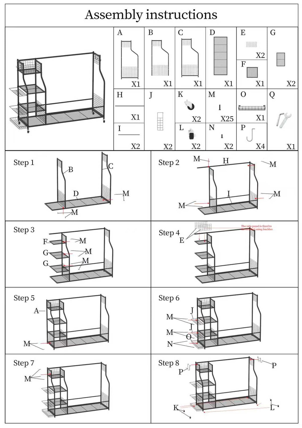 4 Golf Bag Organizer Garage Storage