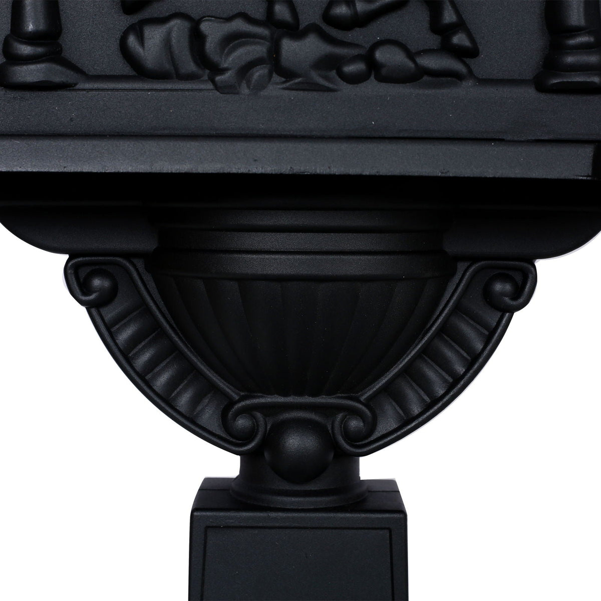 Cast Aluminum Mailbox with Durable Construction – Dark Brown, Black, or White