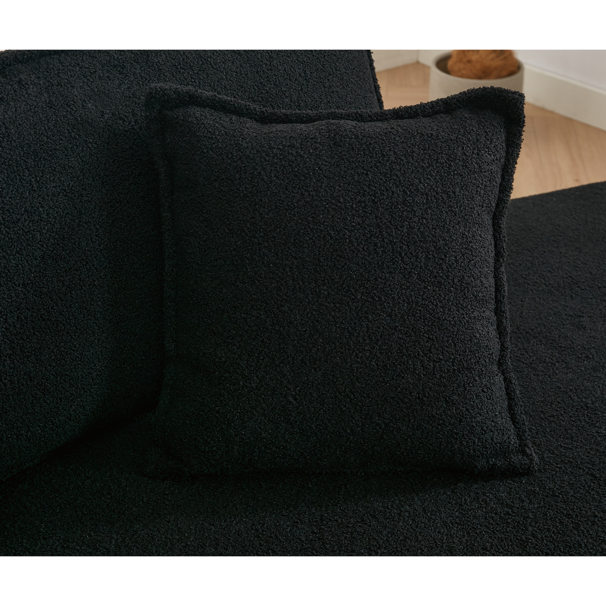 Folding Convertible Out Sleeper Sofa Bed 3-Seat Black