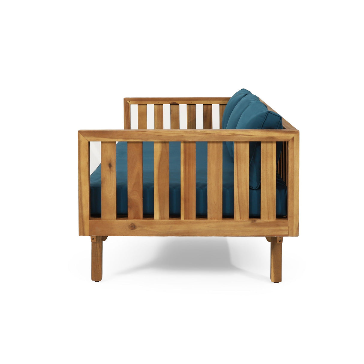Claremont 3 Seater Daybed Teak Acacia Wood Water Resistant Cushions