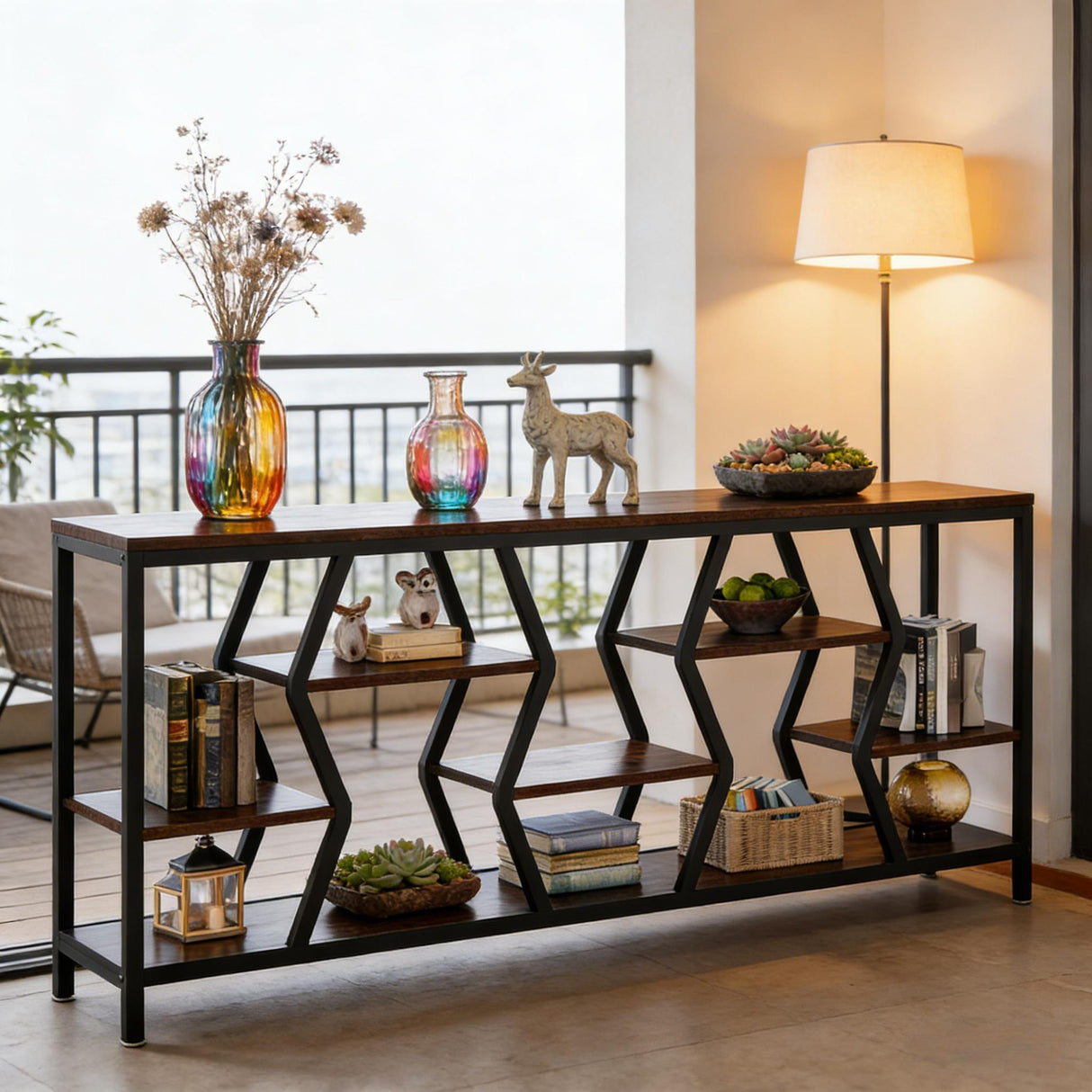 Durable Sofa Table,Convenient Console Table,Generous Storage Hall Table