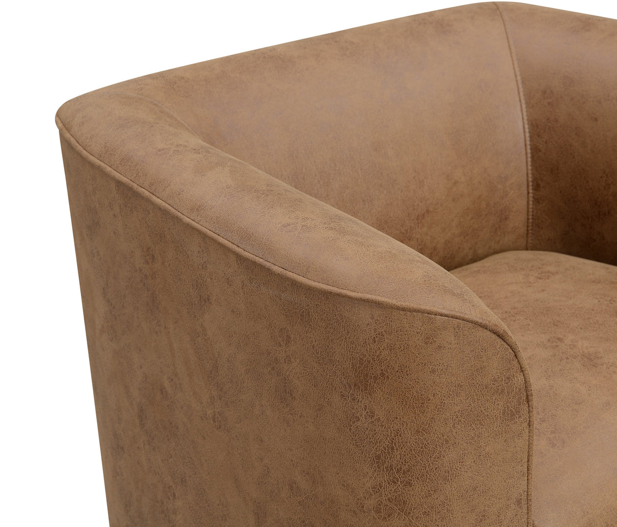 Brown Swivel Accent Chair