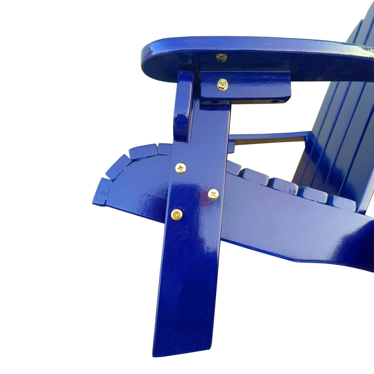 Ehomexpert Classic Wood Children Adirondack Chair Blue Solid Wood Indoor Outdoor