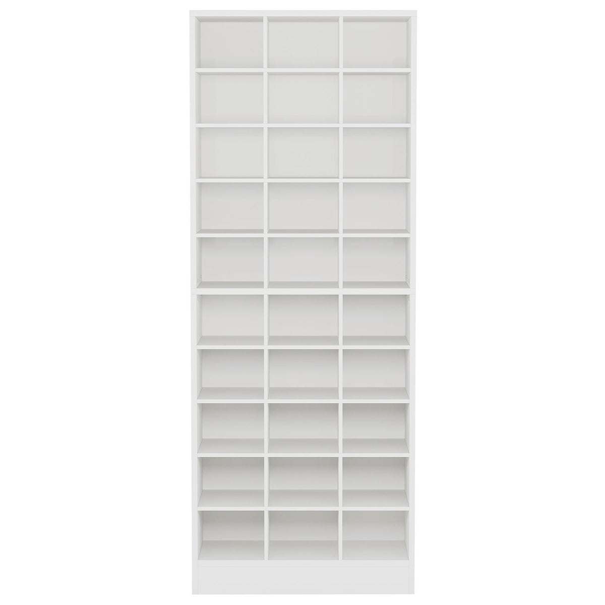 10 Tier Shoe Storage Cabinet With 30 Cubbies