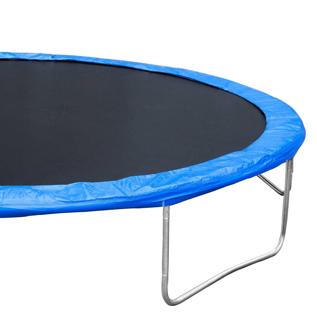 14Ft Trampoline with Safety Enclosure and Basketball Hoop - Blue
