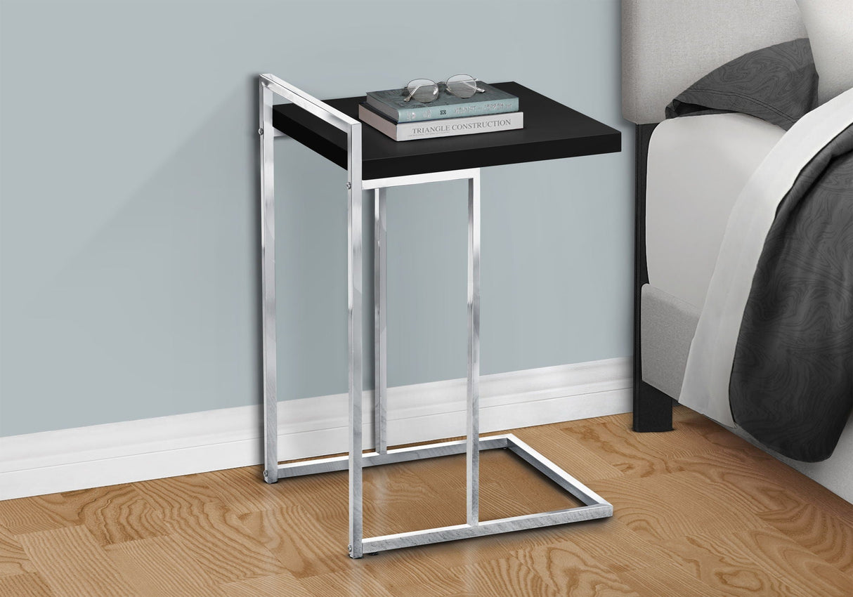 Accent Table, C-Shaped, Contemporary & Modern