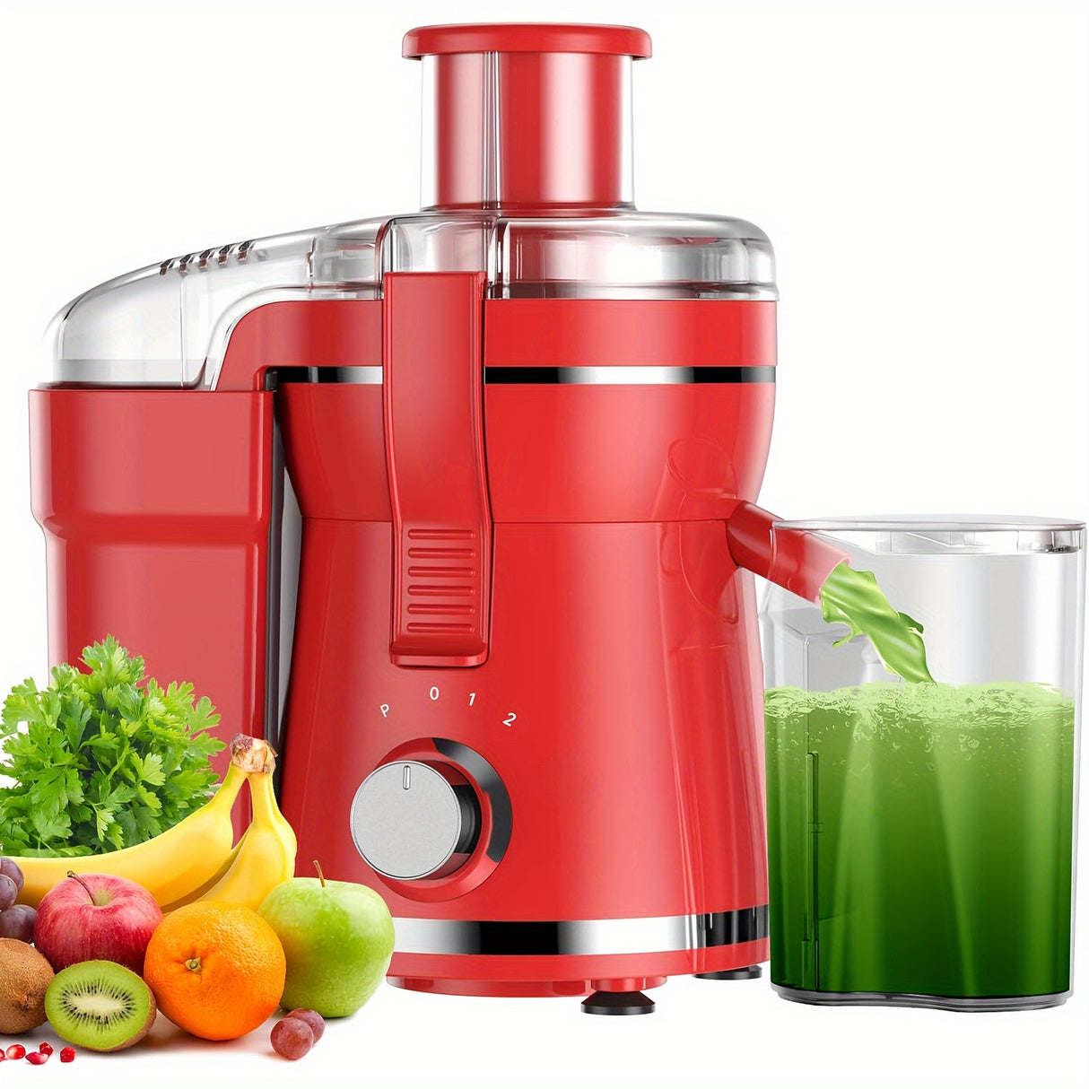500W Juicer Machine for Fruits & Veggies – Wide Mouth, Stainless Steel, Easy Clean