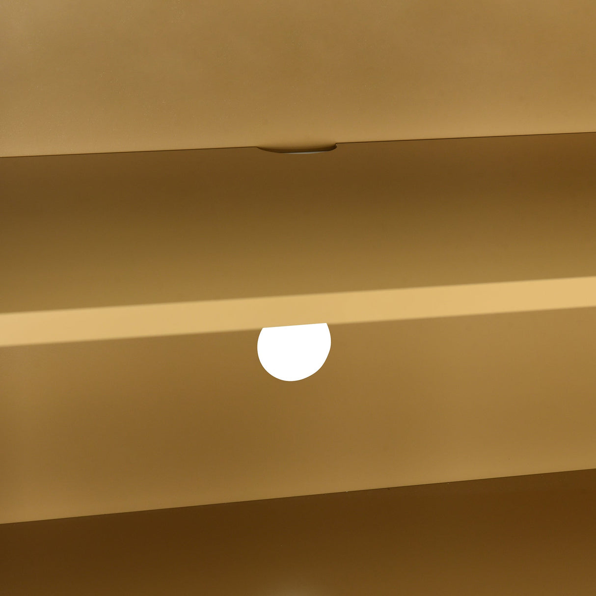 Bohemian Style Rattan Buffet Storage Cabinet with Solid Wood Frame