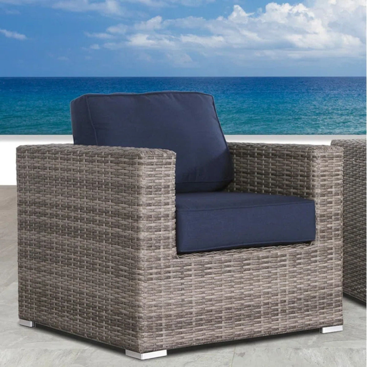 Patio Chair With Cushions Stylish Design