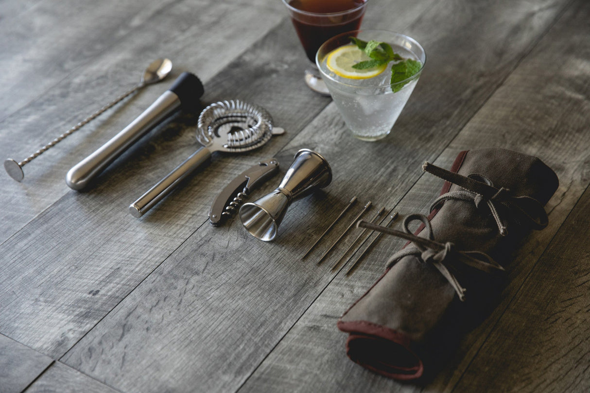 10-Piece Bar Tool Roll Up Kit