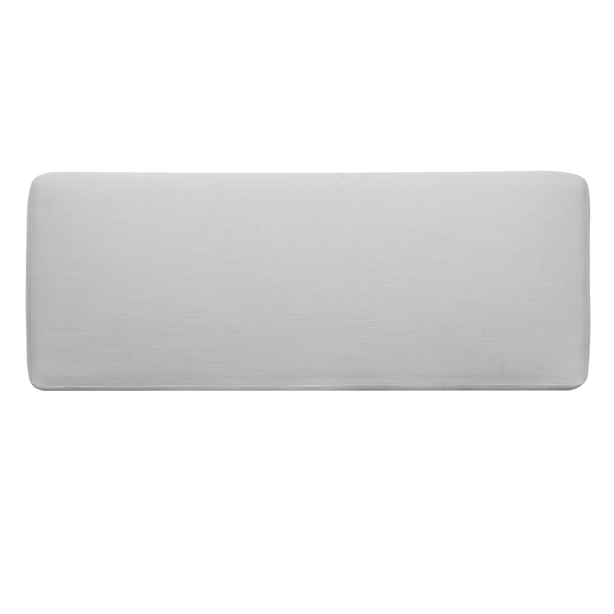 Simple and Elegant Footstool Bench with Soft Fabric Upholstery - Bedroom & Living Room