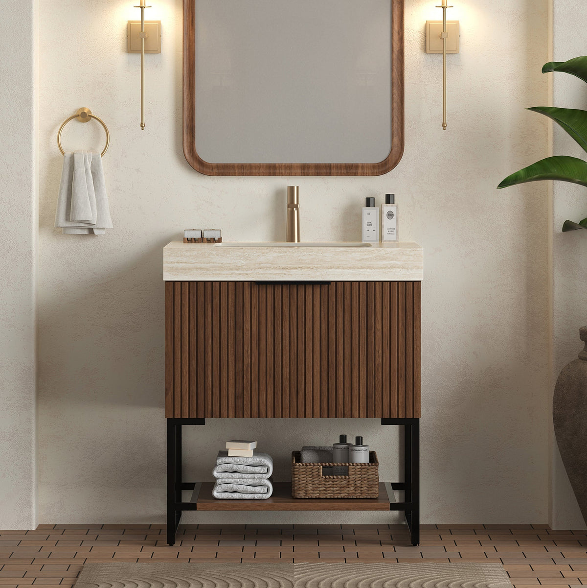 YOLAN 30" Bathroom Vanity & Sink