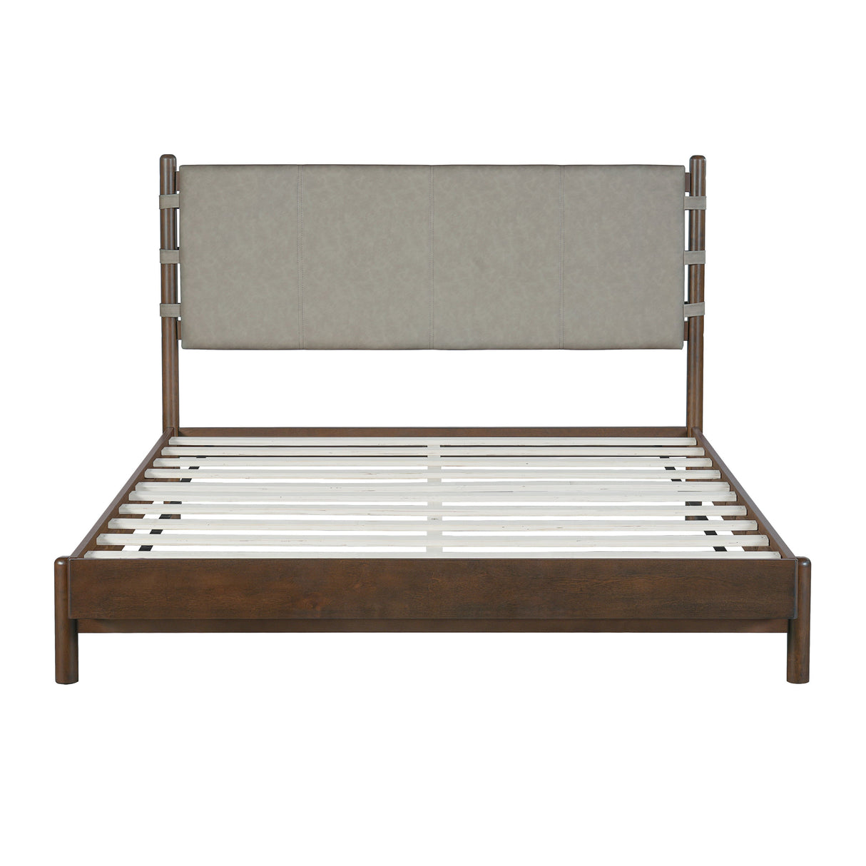 Modern Queen Bed Frame Set with 2 Nightstands