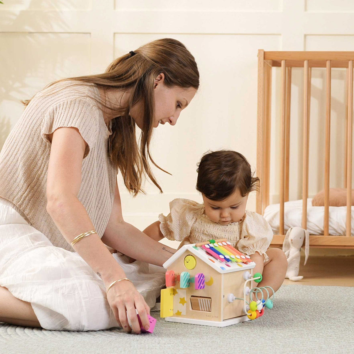 Brain & Hands Playset β Montessori Box (4β6 Months) + Activity Cube