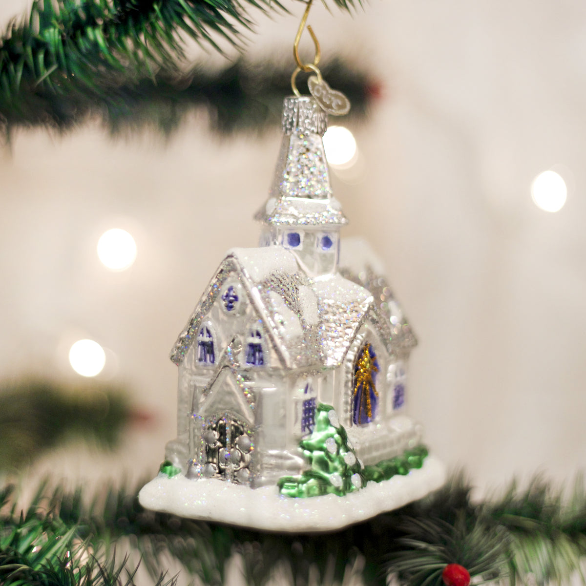 Sparkling-Cathedral-Ornament-Christmas-Ornaments