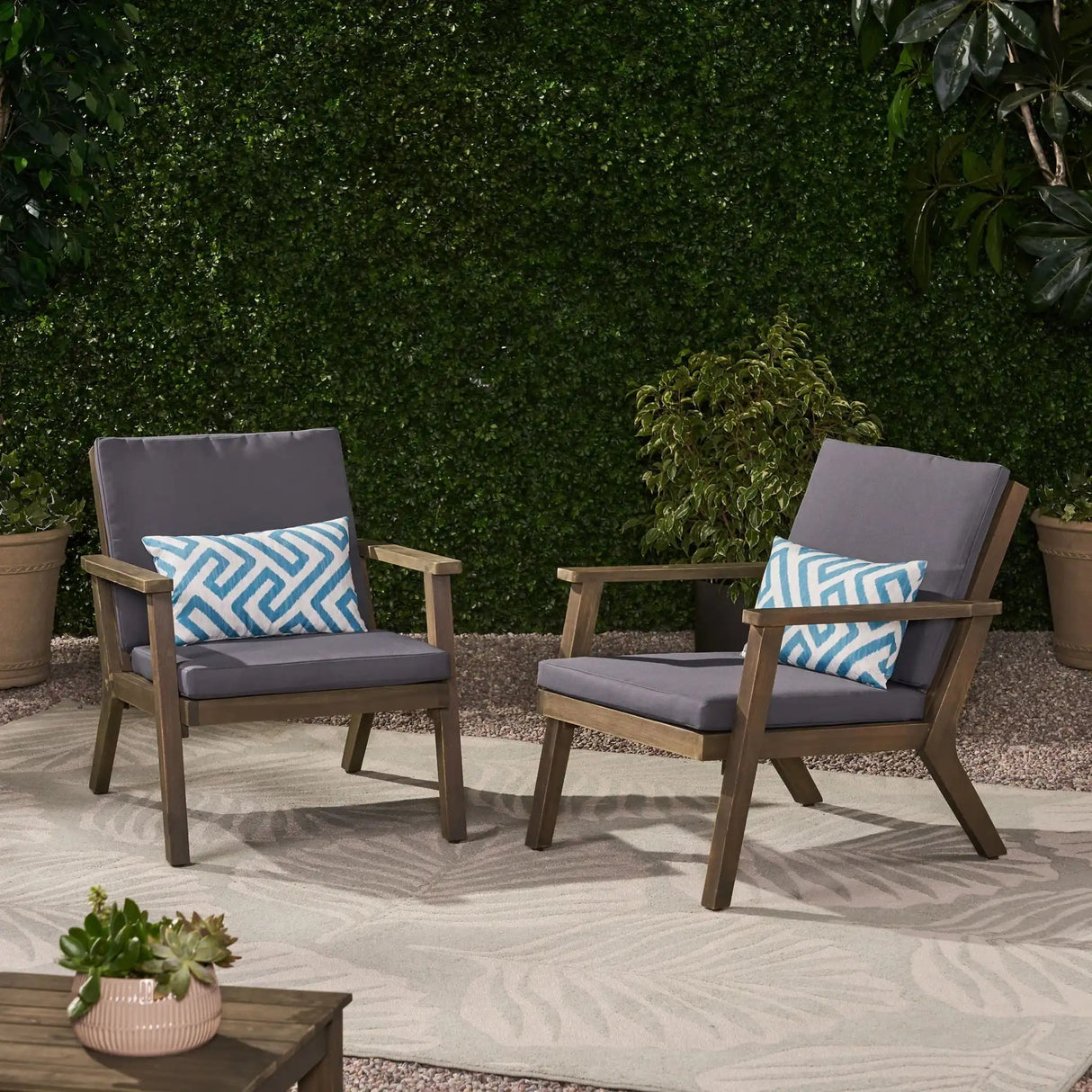 Outdoor Club Chair With Cushion