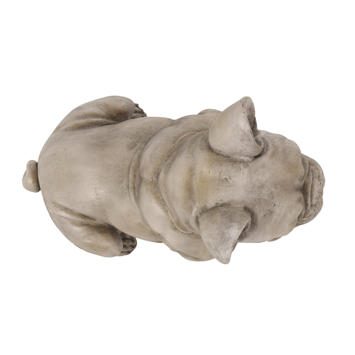 Dog Garden Sculpture, Outdoor French Bulldog Garden Statue, Gray