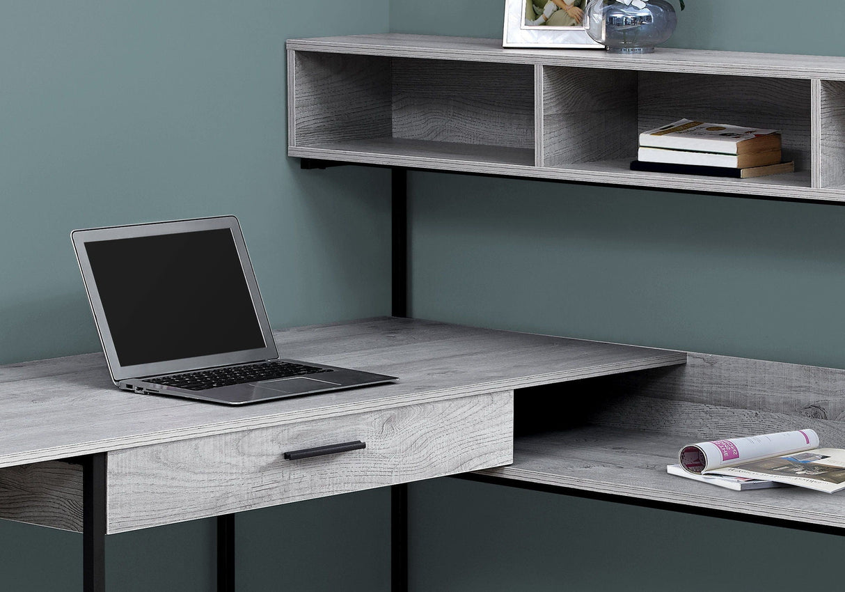 Computer Desk, Home Office, Corner, Storage Drawers, L Shape, Contemporary & Modern