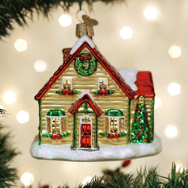 Christmas Cottage Ornament by Old World Christmas