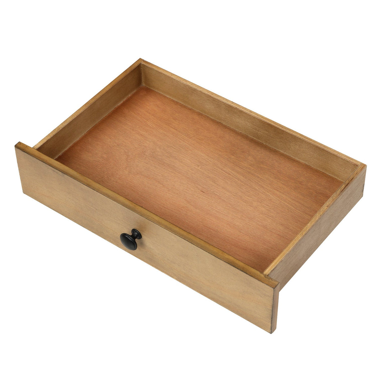 TREXM Shoe Rack with Cushioned Seat and Drawers