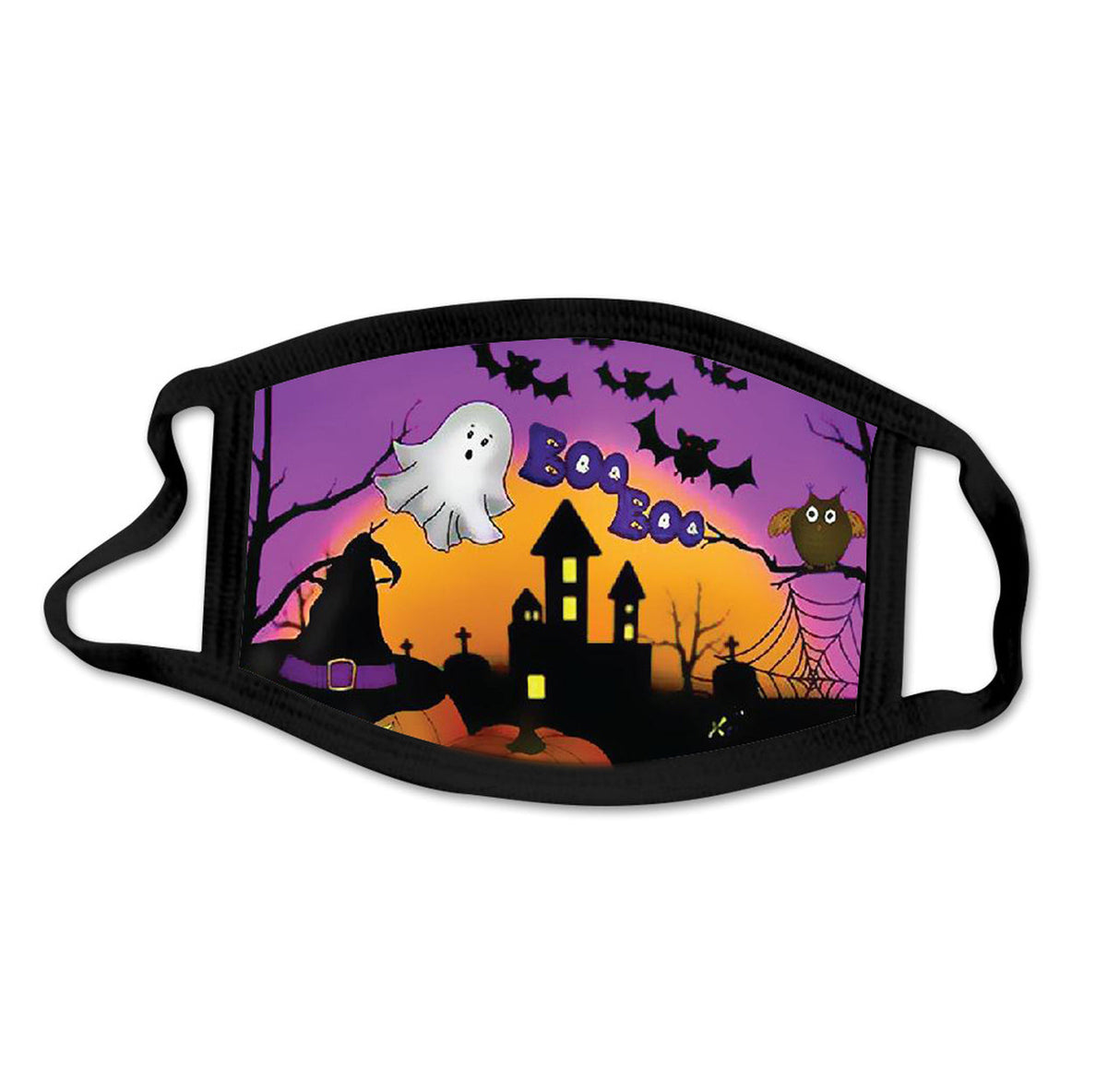 6-Pack Kids' Halloween-Themed Reusable Face Mask