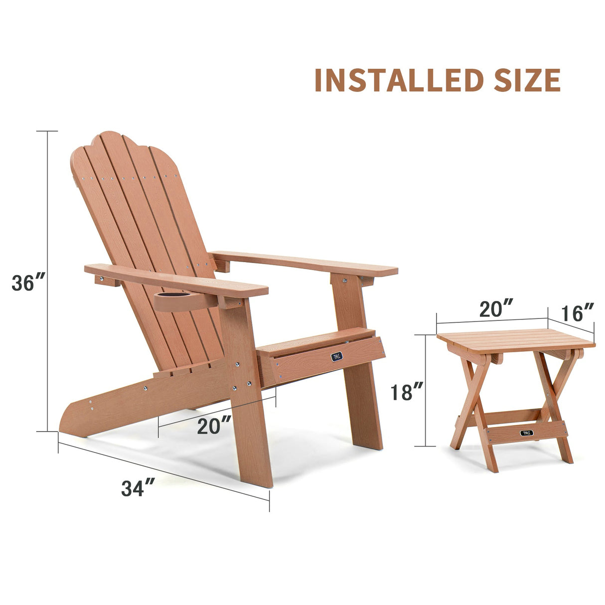TALE Adirondack Chair - Outdoor Furniture