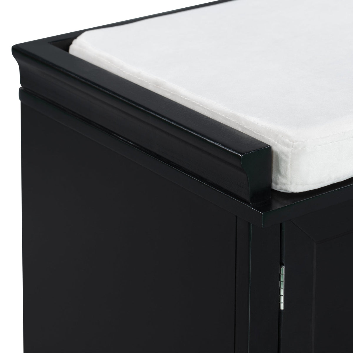 TREXM Storage Bench with 2 Drawers and 2 Cabinets