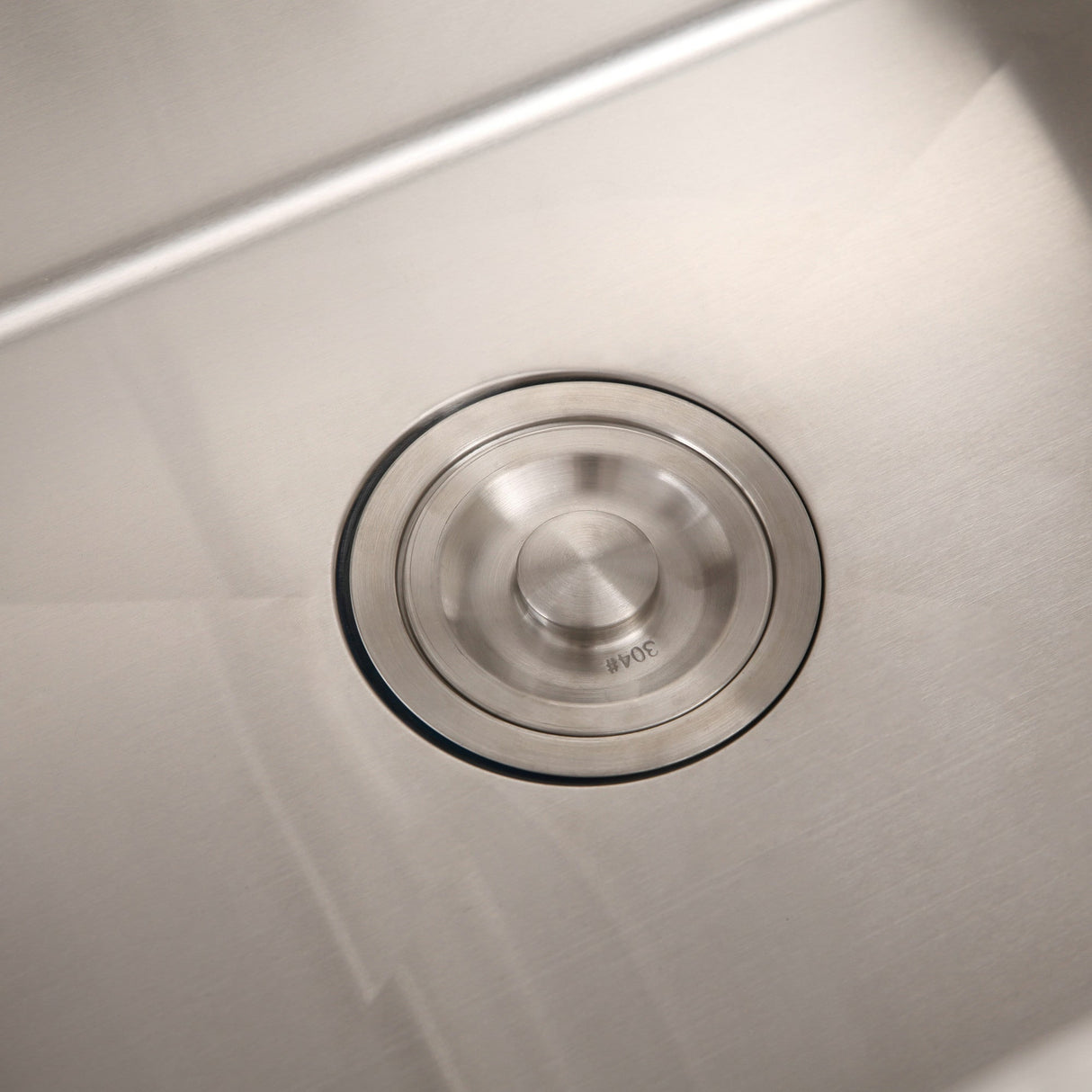 24in Stainless Steel Washing Sink with Faucet Hoses and Drain Head