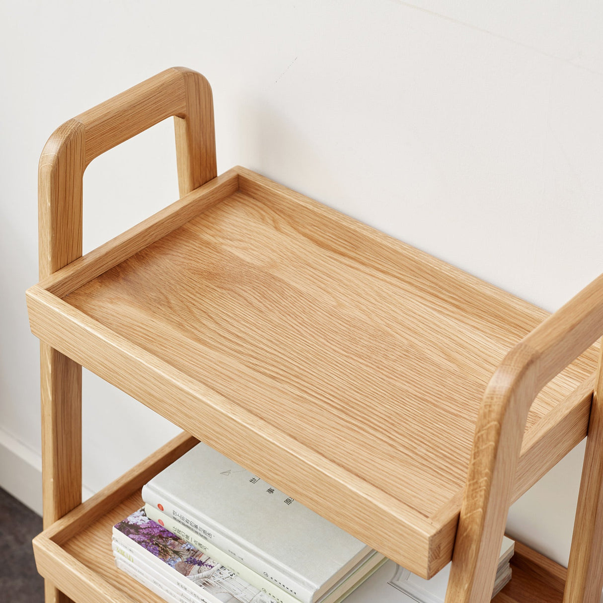 3-Tier Beech Wood Shoe Rack for Premium Storage