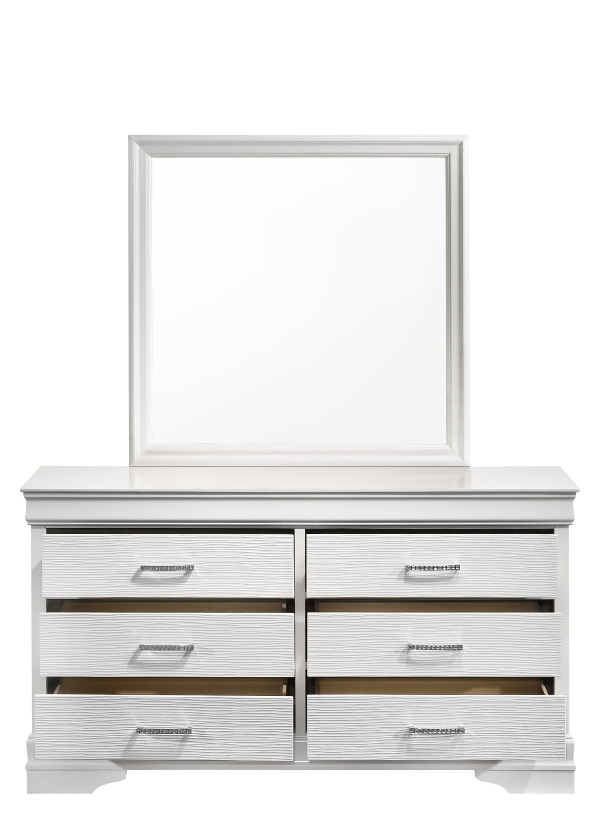 Modern 6 Drawer Dresser