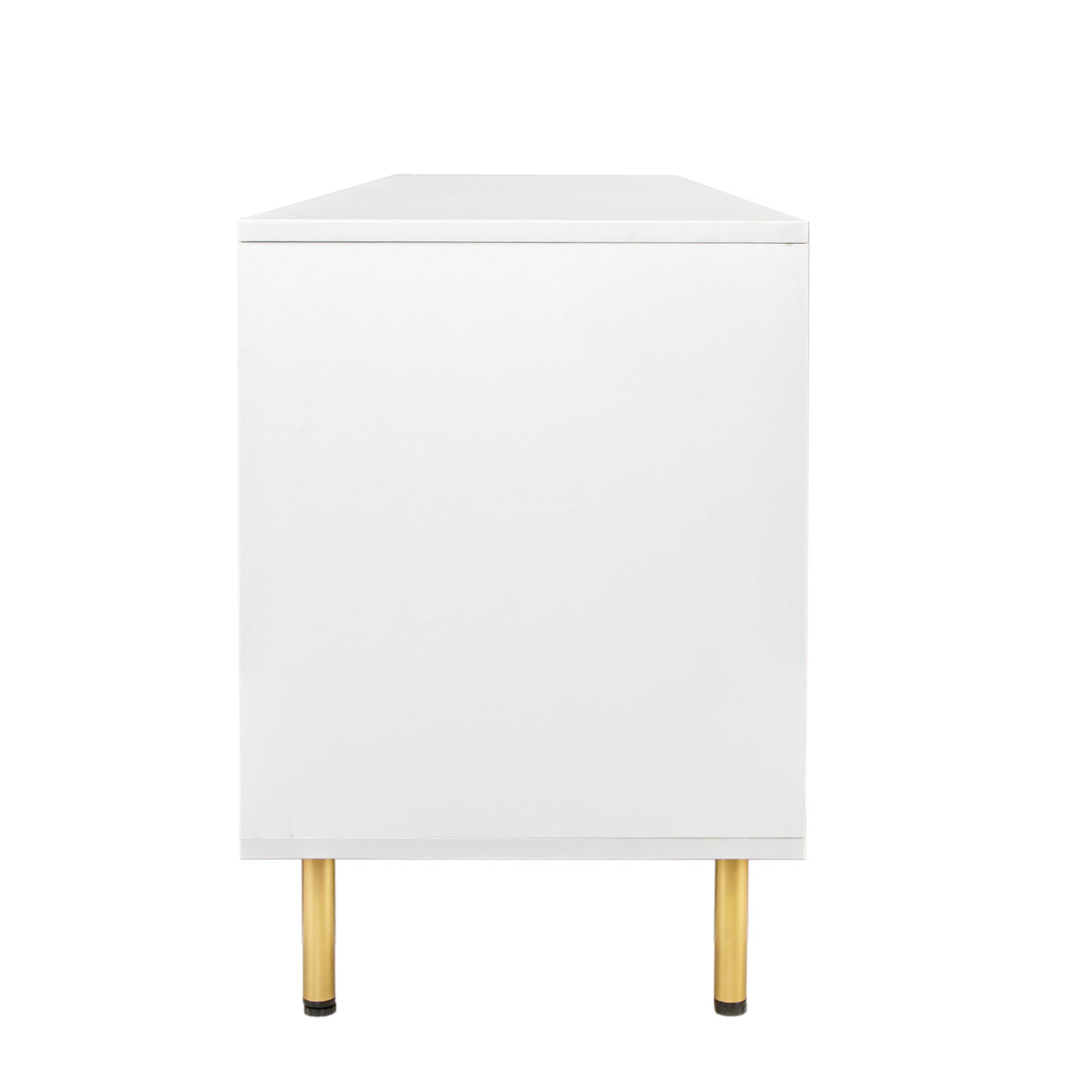 Modern Warm White TV Cabinet