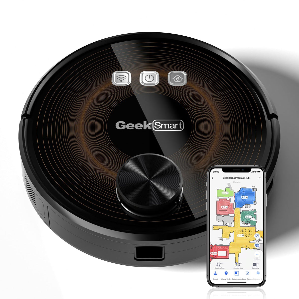Geek Smart L8 Robot Vacuum Cleaner and Mop