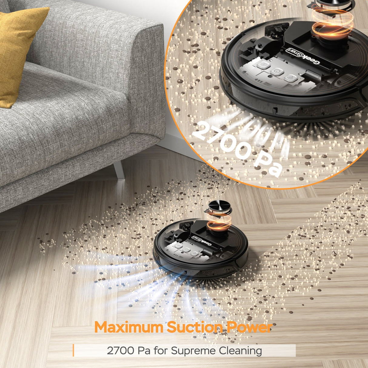 Geek Smart L8 Robot Vacuum Cleaner and Mop