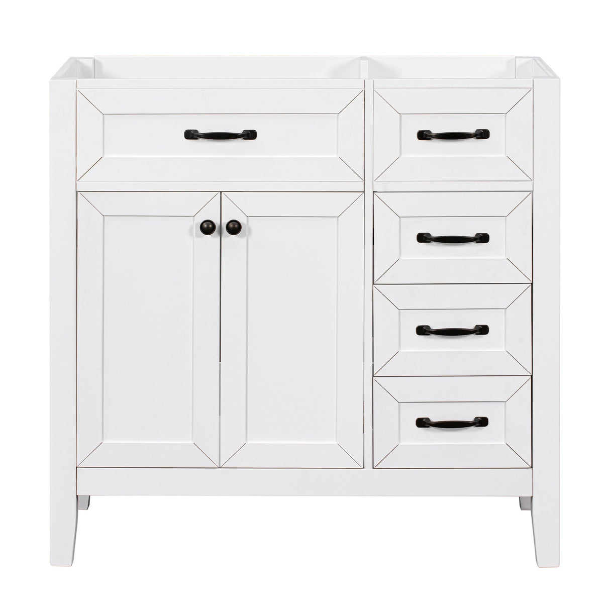 36" Bathroom Vanity Without Sink - Cabinet Base Only