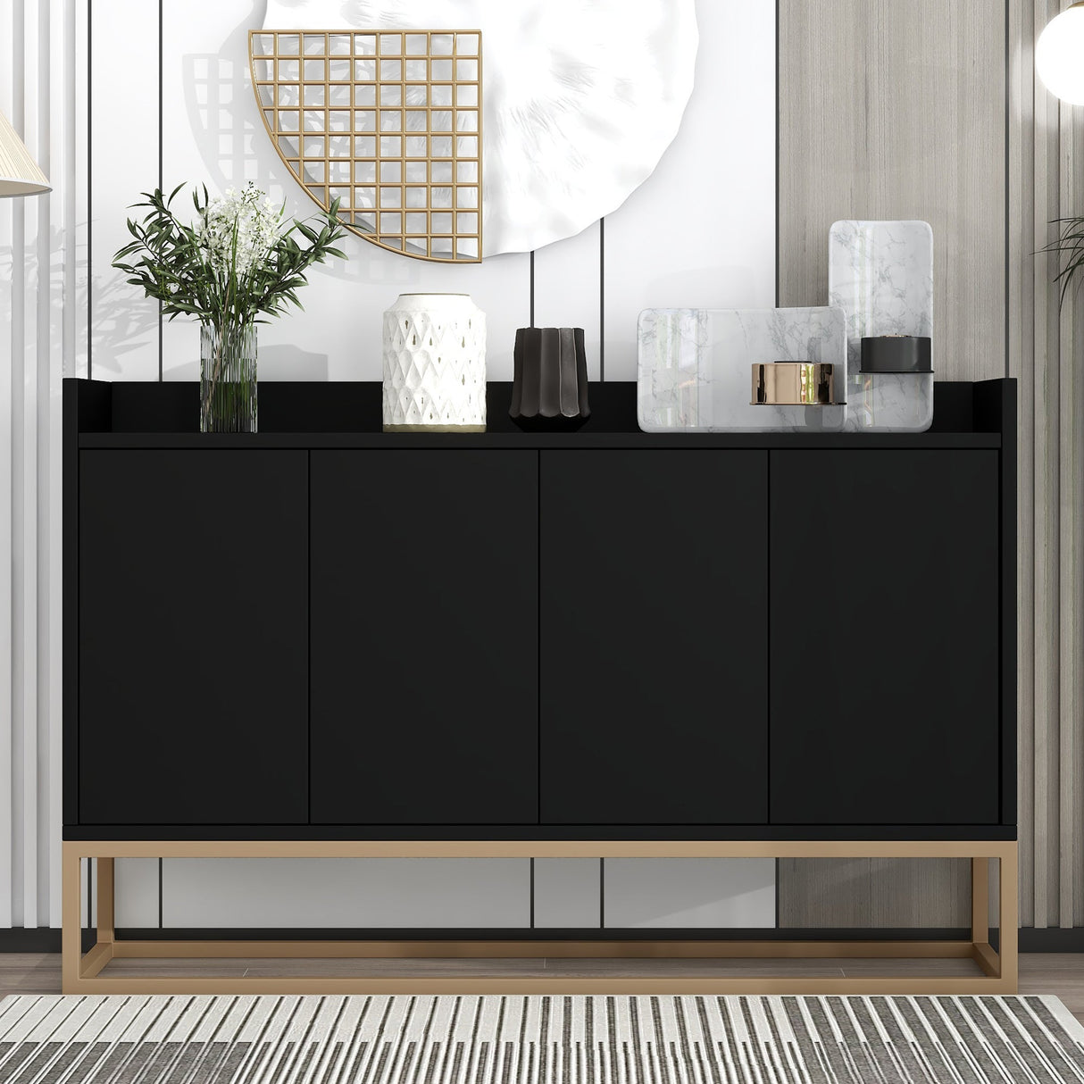 TREXM Modern Sideboard Buffet Cabinet