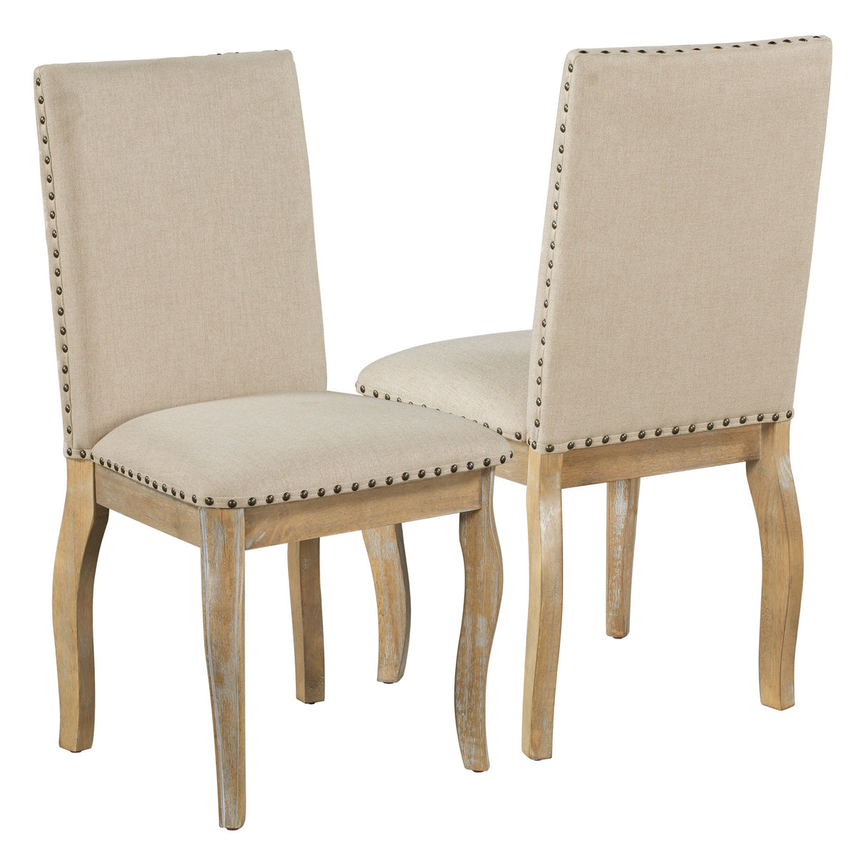 TREXM Set of 2 Dining Chairs