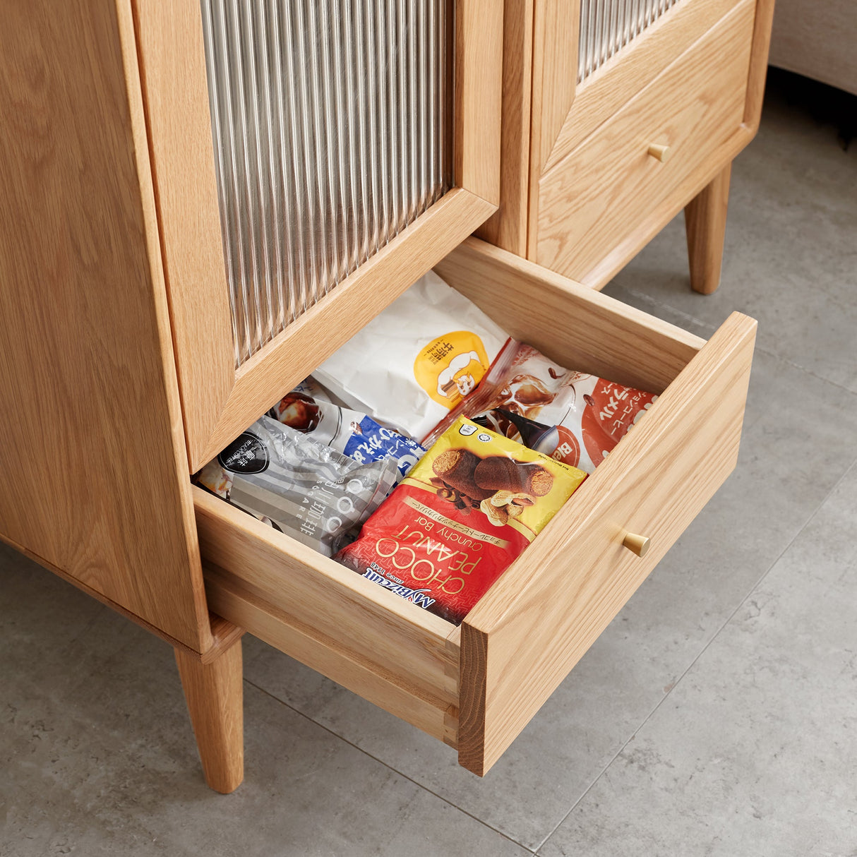 Solid Wood Storage Cabinet