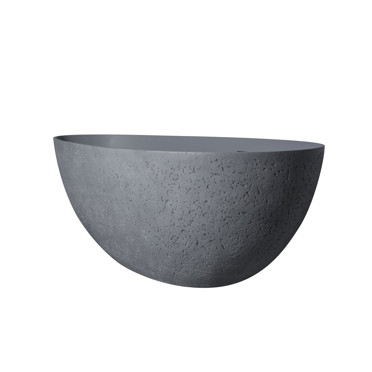 65 Inch Freestanding Solid Surface Soaking Bathtub