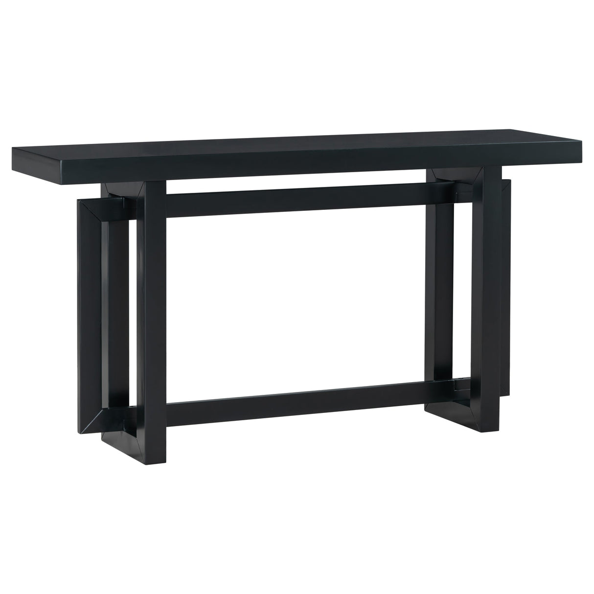 U Style 59.1'' Painted Entryway Table with Pine Veneer